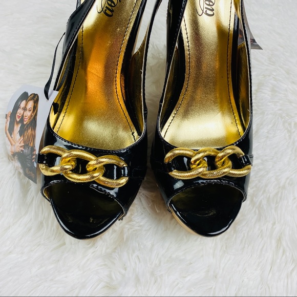 House of Deréon Patent Leather Stiletto Heels NWT - Picture 2 of 7